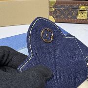 Colestore Louis Vuitton Capucines Mini Denim Patchwork Calf Leather Blue Navy 21x14x8cm - 3