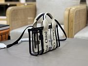 Colestore Chloé Mini Woody Tote Bag In Jelly Black 20x14x6cm - 5