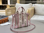Colestore Chloé Medium Woody Tote Bag In Jelly Blushy Beige 26x20x8cm - 3