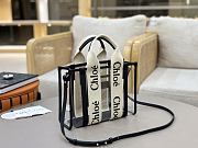Colestore Chloé Medium Woody Tote Bag In Jelly Black 26x20x8cm - 3