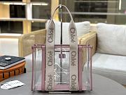 Colestore Chloé Large Woody Tote Bag In Jelly Blushy Beige 37x26x12cm - 1