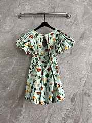 Colestore Agua Bendita Printed Cotton Short Dress Multicolour - 6