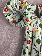 Colestore Agua Bendita Printed Cotton Short Dress Multicolour - 3