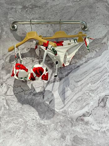 Colestore Dolce & Gabbana  Red Flowers Bikini