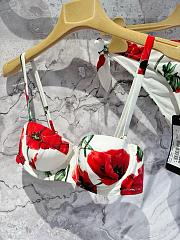 Colestore Dolce & Gabbana  Red Flowers Bikini - 3