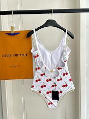 Colestore Louis Vuitton Cherry White Swimsuit/Bikini - 2