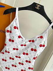 Colestore Louis Vuitton Cherry White Swimsuit/Bikini - 5