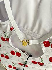 Colestore Louis Vuitton Cherry White Swimsuit/Bikini - 3