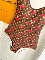 Colestore Louis Vuitton Cherry Brown Swimsuit/Bikini - 3