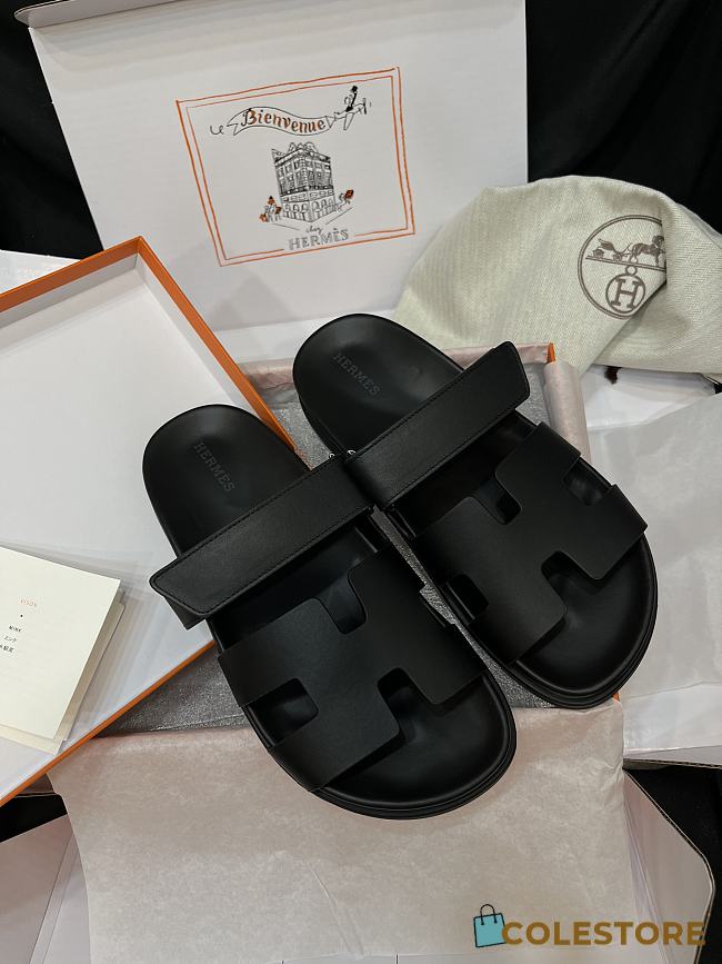Colestore Hermes Chypre sandal Noir - 1