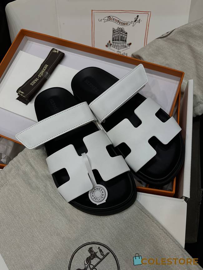 Colestore Hermes Chypre sandal Blanc - 1