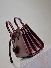 Colestore YSL Saint Laurent Nano Sac De Jour Dark Bordeaux 22x18x10.5cm - 5