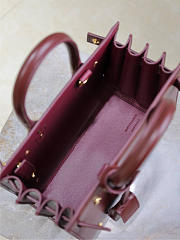 Colestore YSL Saint Laurent Nano Sac De Jour Dark Bordeaux 22x18x10.5cm - 2