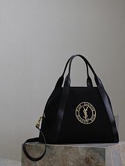 Colestore YSL Saint Laurent Rive Gauche Bowling Black 42×32×18cm - 3