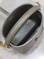 Colestore YSl Saint Laurent Le 37 Mini YSL Bucket Bag in Lizard 15x13x6cm - 4