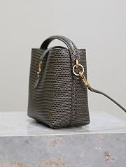 Colestore YSl Saint Laurent Le 37 Mini YSL Bucket Bag in Lizard 15x13x6cm - 3