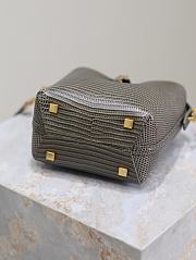 Colestore YSl Saint Laurent Le 37 Mini YSL Bucket Bag in Lizard 15x13x6cm - 2