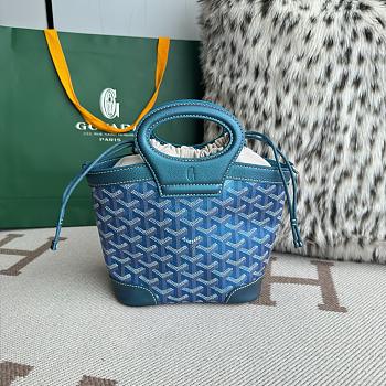 Colestore Goyard Beluga Mini Bag Blue 23x18.5x8cm