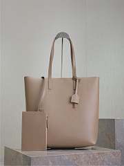 Colestore YSL Saint Laurent Shopping Tote Bag beige 32.5×35×10.5cm - 1