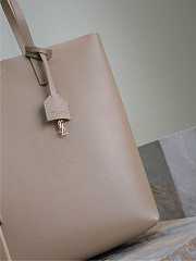 Colestore YSL Saint Laurent Shopping Tote Bag beige 32.5×35×10.5cm - 4