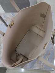 Colestore YSL Saint Laurent Shopping Tote Bag beige 32.5×35×10.5cm - 3