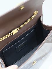 Colestore YSL Saint Laurent Small Kate Chocolate Patent Leather 24x14.5x5cm - 2