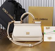 Colestore Dolce & Gabbana Sicily White Handbag 18x11x6cm - 1