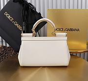 Colestore Dolce & Gabbana Sicily White Handbag 18x11x6cm - 5