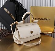 Colestore Dolce & Gabbana Sicily White Handbag 18x11x6cm - 4