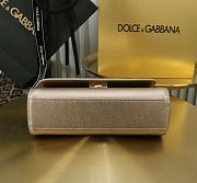 Colestore Dolce & Gabbana Sicily Gold Tone Handbag 18x11x6cm - 2