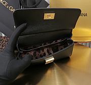 Colestore Dolce & Gabbana Sicily Black Handbag 18x11x6cm - 5