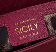 Colestore Dolce & Gabbana Sicily Pink Handbag 18x11x6cm - 3