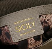 Colestore Dolce & Gabbana Sicily Gray Handbag 18x11x6cm - 4