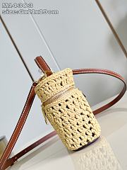 Colestore Louis Vuitton Vanity Chain Pouch Natural Tan Raffia 6.5 x 11.5 x 19cm - 2