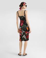 Colestore Dolce & Gabbana Flower-print satin dress in Print - 5