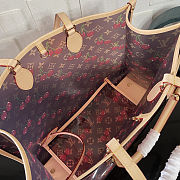 Colestore Louis Vuitton LV x TM Borsa OnTheGo GM Motivo Monogram Cherry trasparente 41x19x34cm - 5