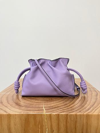 Colestore Loewe Flamenco Clutch Mini Bag in Light Mauve 23x18x9cm