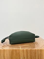 Colestore Loewe Flamenco Clutch Mini Bag in Dark Green 23x18x9cm - 6