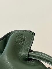 Colestore Loewe Flamenco Clutch Mini Bag in Dark Green 23x18x9cm - 5