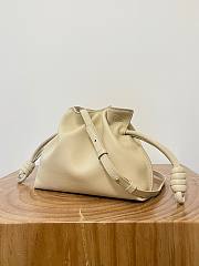 Colestore Loewe Flamenco Clutch Mini Bag in Sand 23x18x9cm - 4