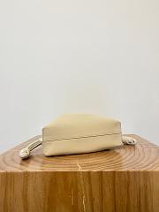 Colestore Loewe Flamenco Clutch Mini Bag in Sand 23x18x9cm - 3
