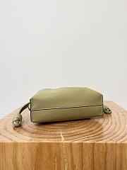 Colestore Loewe Flamenco Clutch Mini Bag in Dusty Olive 23x18x9cm - 5