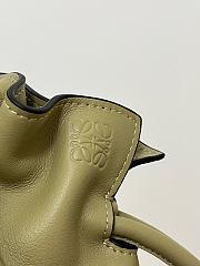 Colestore Loewe Flamenco Clutch Mini Bag in Dusty Olive 23x18x9cm - 3