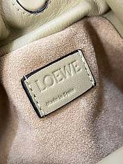 Colestore Loewe Flamenco Clutch Mini Bag in Dusty Olive 23x18x9cm - 2