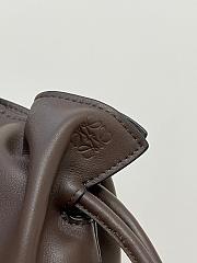 Colestore Loewe Flamenco Clutch Mini Bag in Dark Chocolate 23x18x9cm - 6