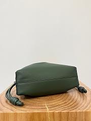 Colestore Loewe Flamenco Clutch Bag in Dark Green 30x24.5x10.5cm - 5