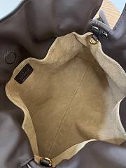 Colestore Loewe Flamenco Clutch Bag in Dark Chocolate 30x24.5x10.5cm - 6