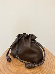 Colestore Loewe Flamenco Clutch Bag in Dark Chocolate 30x24.5x10.5cm - 5