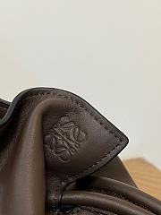 Colestore Loewe Flamenco Clutch Bag in Dark Chocolate 30x24.5x10.5cm - 4