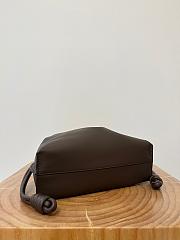 Colestore Loewe Flamenco Clutch Bag in Dark Chocolate 30x24.5x10.5cm - 2